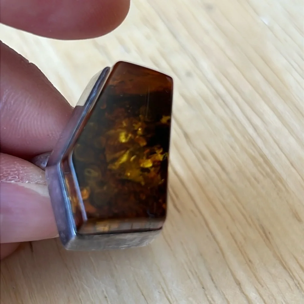 Baltic Amber Ring size 81/2